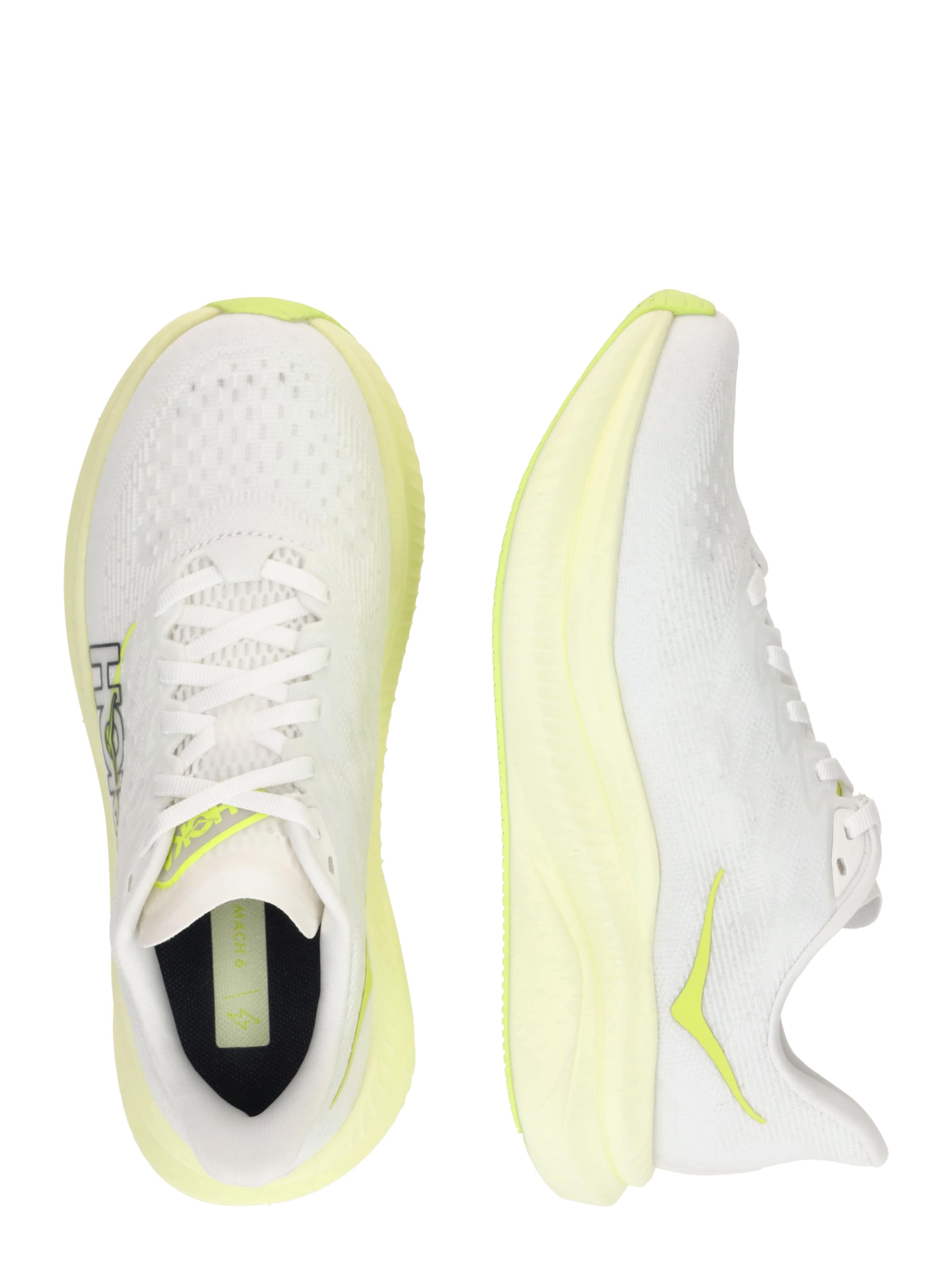 balta HOKA Bėgimo batai 'MACH 6'