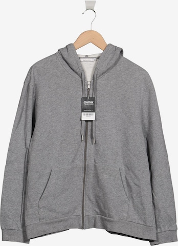 hessnatur Kapuzenpullover 4XL in Grau: Vorderseite