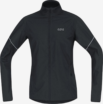 GORE WEAR Athletic Jacket in Black: front