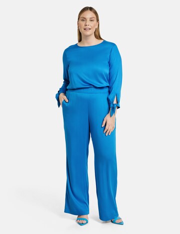 SAMOON Loose fit Pants in Blue
