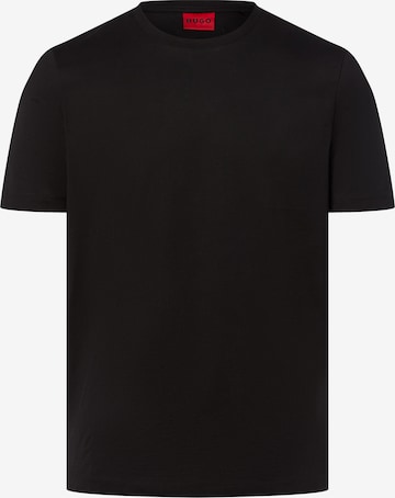 HUGO Shirt 'Dimerstee' in Black: front