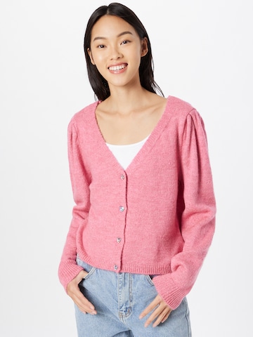 Cardigan 'MILLY' ONLY en rose : devant