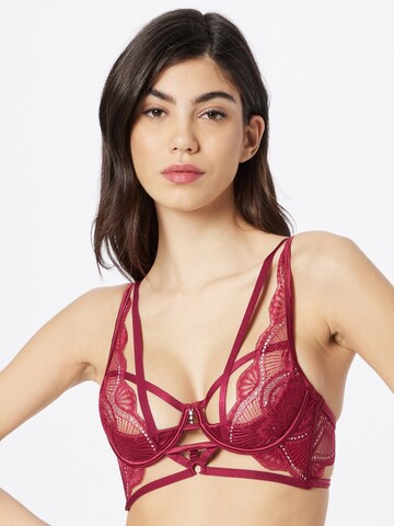 Soutien-gorge 'Lyra' Hunkemöller en rouge : devant