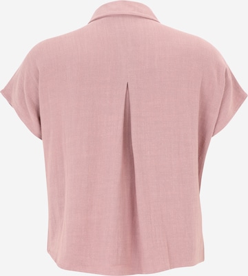 Pieces Petite Blouse 'VINSTY' in Pink