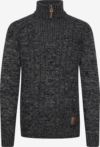 !Solid Strickpullover 'Pankraz' in Grau: Vorderseite