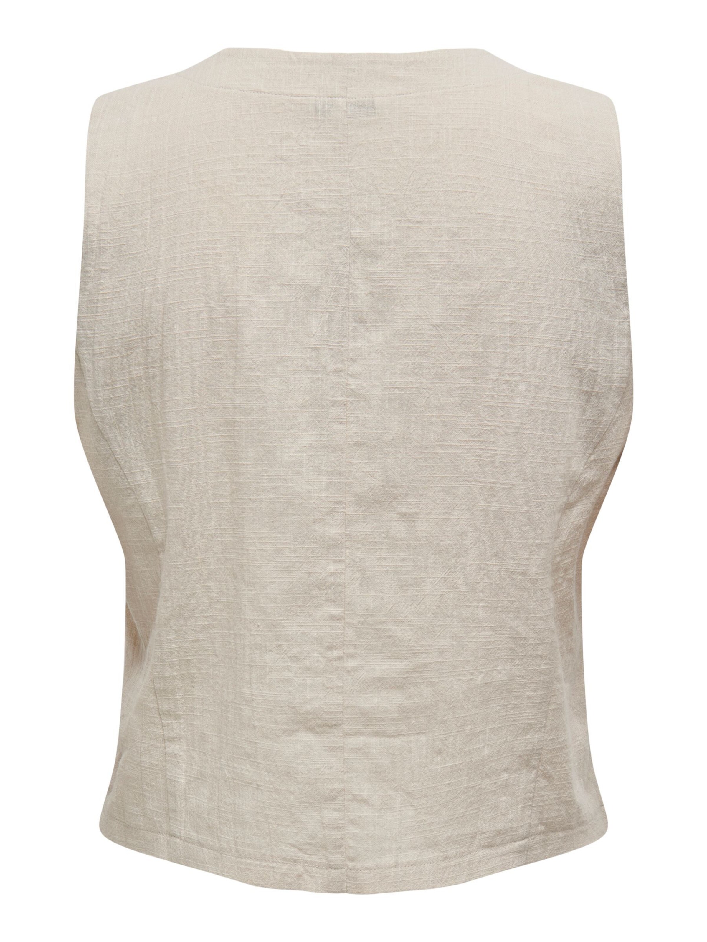 ONLY Suit vest 'ONLTizana' in Grey