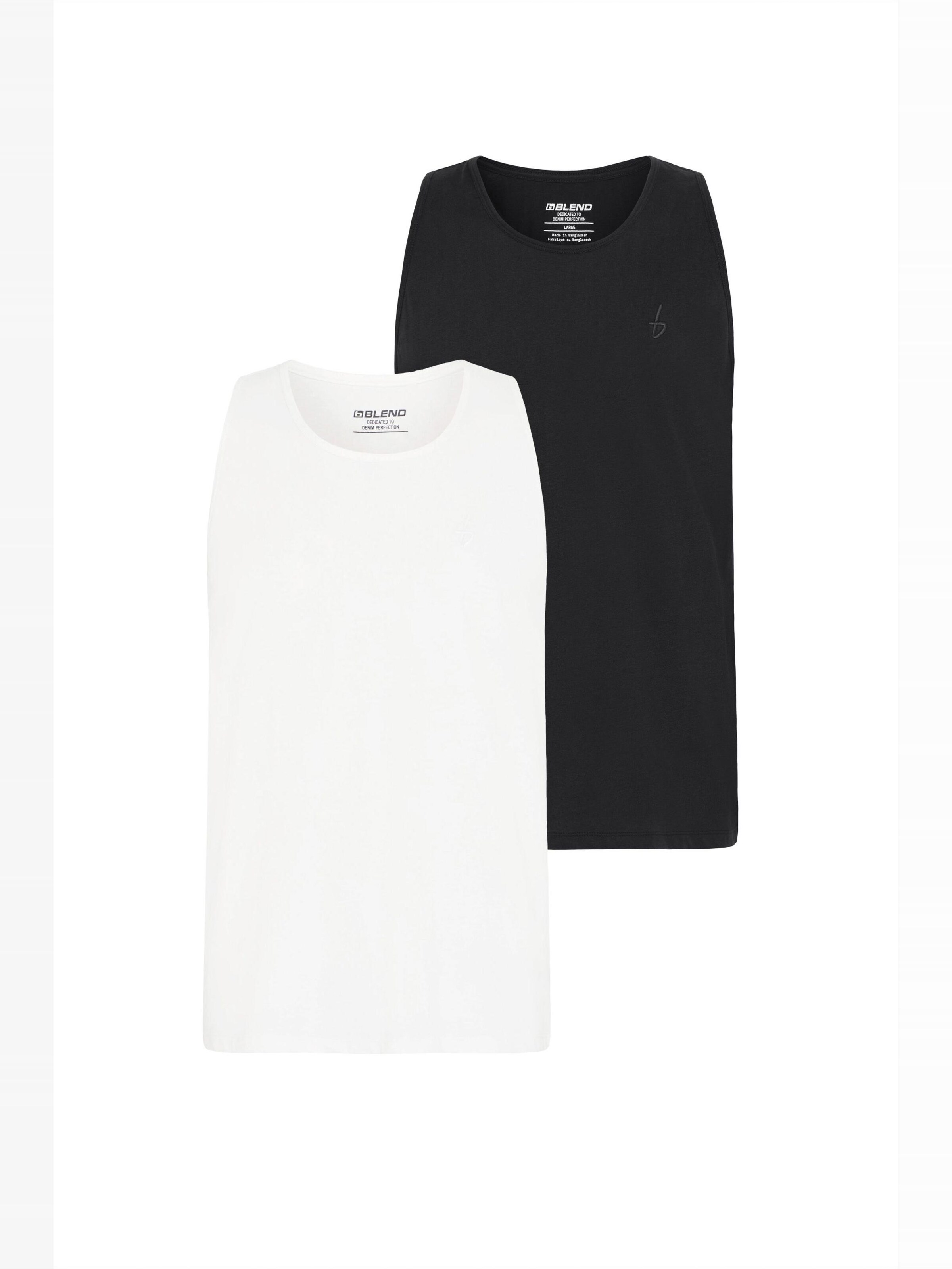 BLEND - Camisa ' BHEbil 2 PACK ' em branco: frente