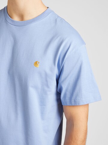 Tricou 'Chase' de la Carhartt WIP pe albastru