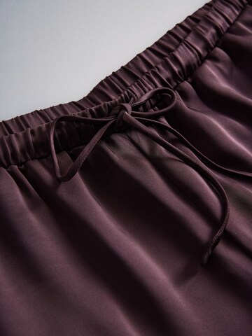 Wide Leg Pantalon The Set en beige