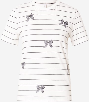 ONLY Μπλουζάκι 'ONLKIRA' σε λευκό: μπροστά