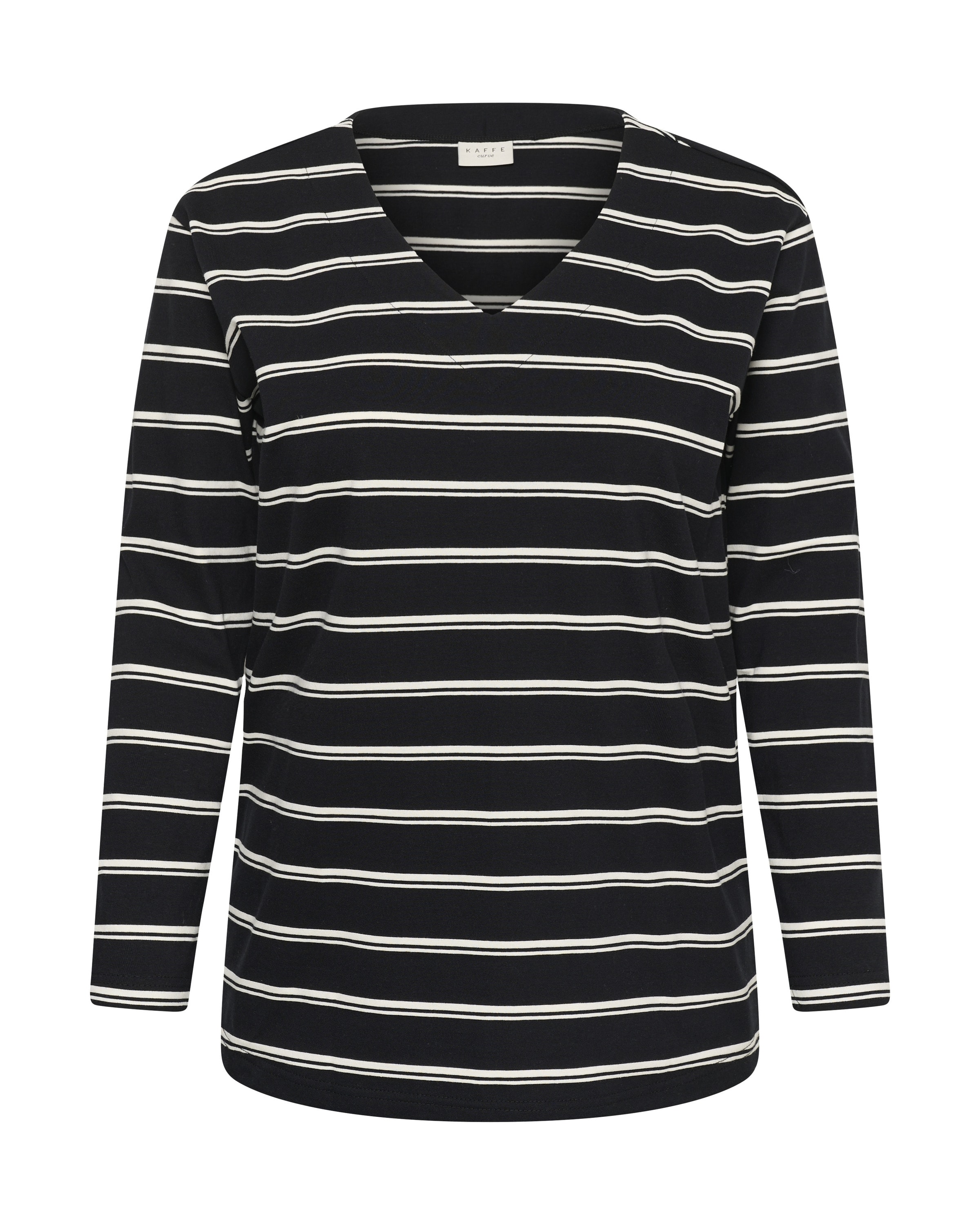 KAFFE CURVE Shirt 'Winni' in Schwarz: Vorderseite