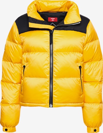 Superdry Winter Jacket in Yellow: front