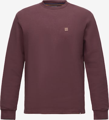 INDICODE JEANS Sweatshirt 'Zarside' in Brown: front