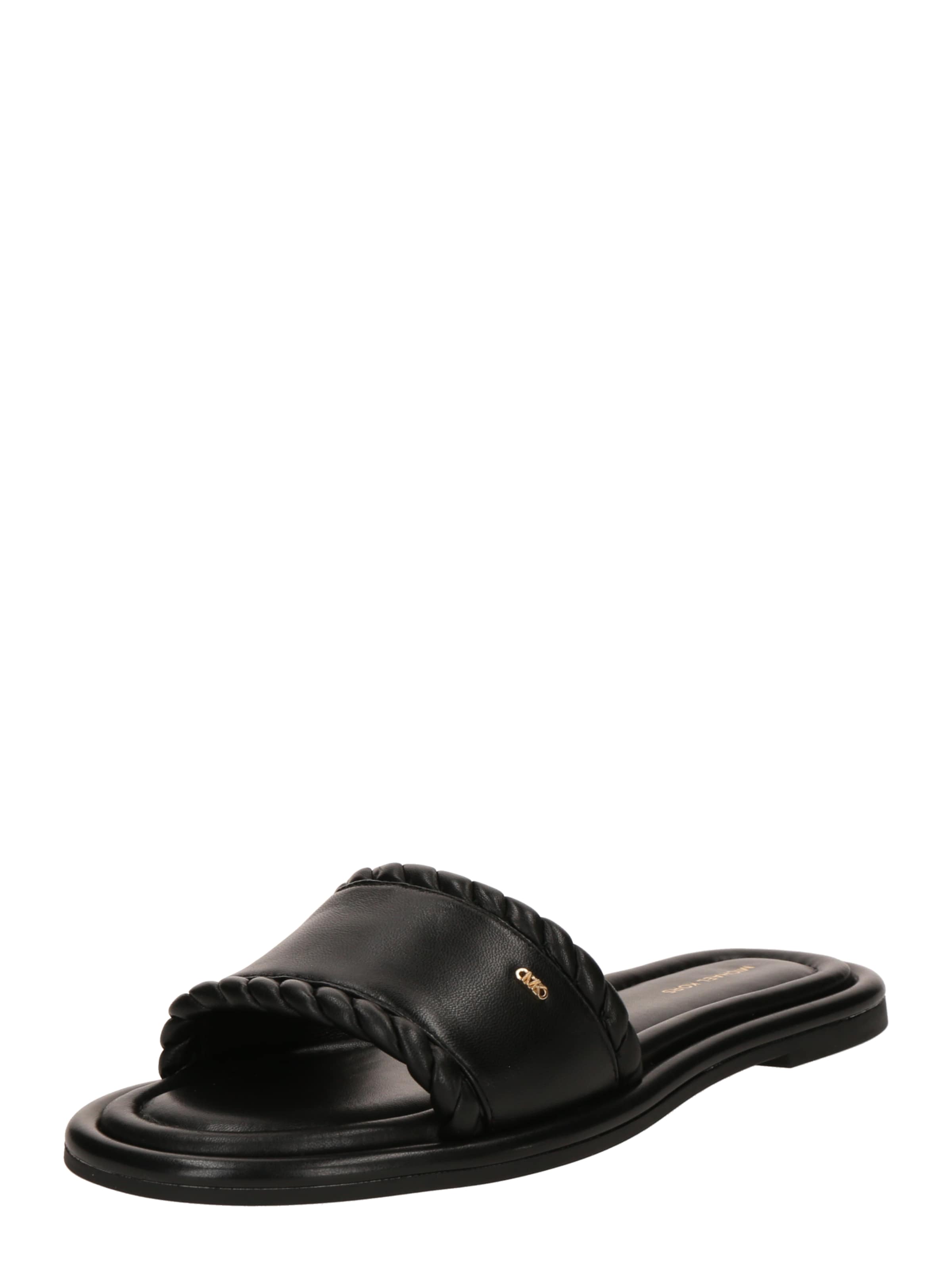 MICHAEL Michael Kors Μιούλ 'DANA' σε μαύρο: μπροστά