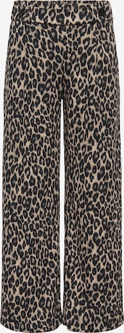 JDYWide Leg/ Široke nogavice Hlače s naborima 'JDYGEGGO' - siva boja: prednji dio