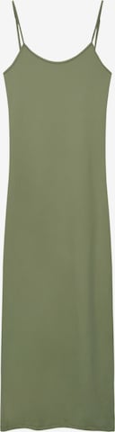 Pull&Bear Šaty – zelená: přední strana
