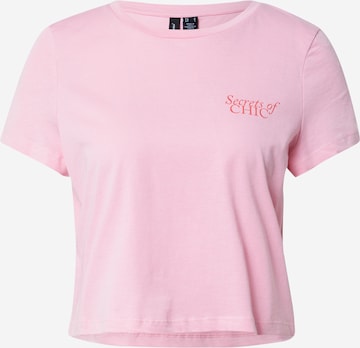 VERO MODA Shirt 'CIRCELINE' in Roze: voorkant