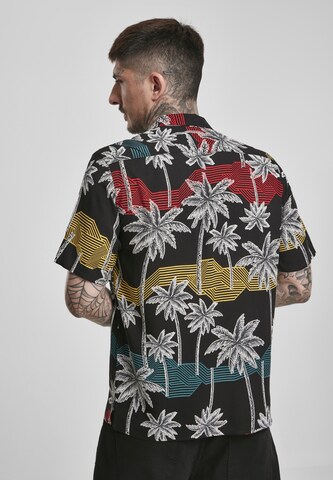 Urban Classics Regular fit Ing 'Palm Tree Resort' - fekete