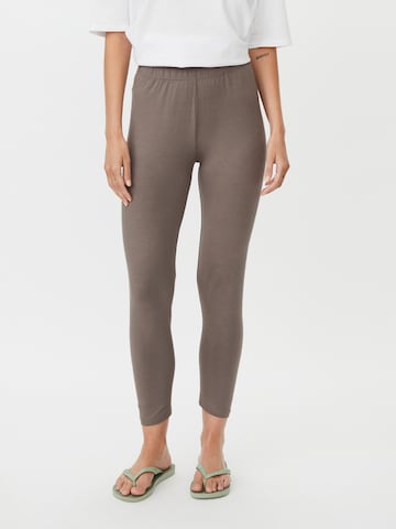 Masai Slimfit Leggings 'Pia' in Bruin: voorkant