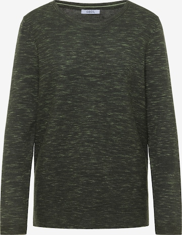 CECIL Sweater in Green: front