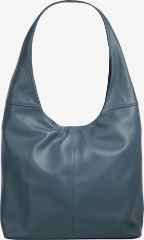 Cabas piké en bleu : devant