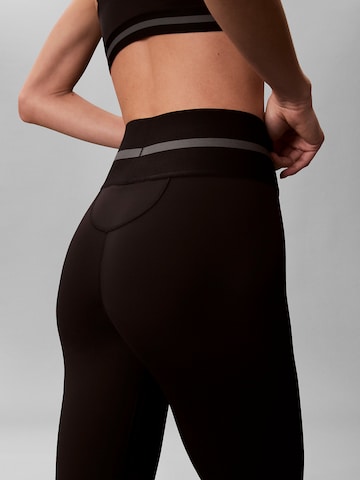 Skinny Pantalon de sport 'Quick-Dry' Calvin Klein Sport en noir