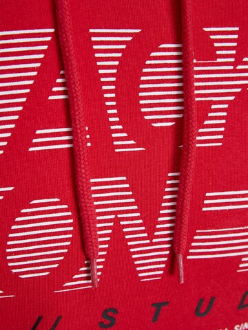 JACK & JONES Sweatshirt 'JJMARCO' in Rot