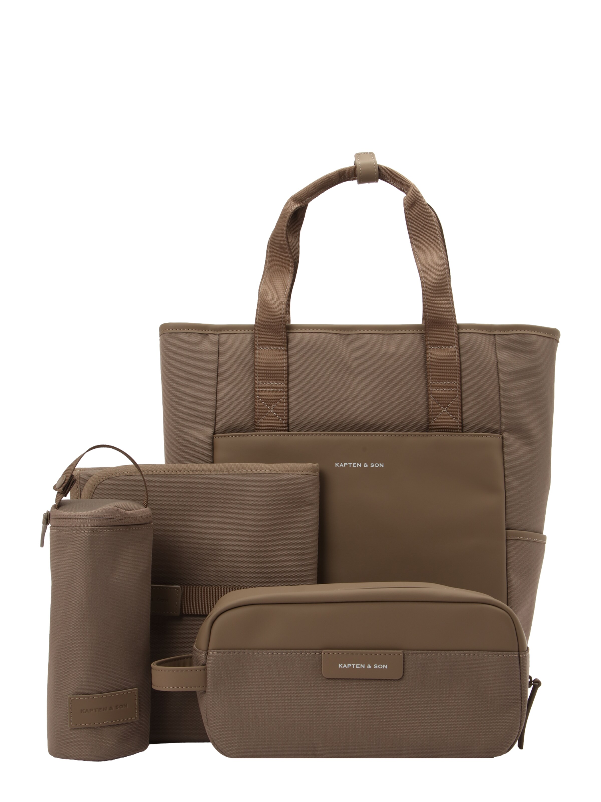 Kapten & Son Τσάντα αλλαξιέρα 'Lindby' σε καφέ: μπροστά