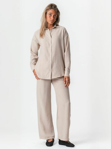 TEESHOPPEN Shirt ' Lilly ' in Beige
