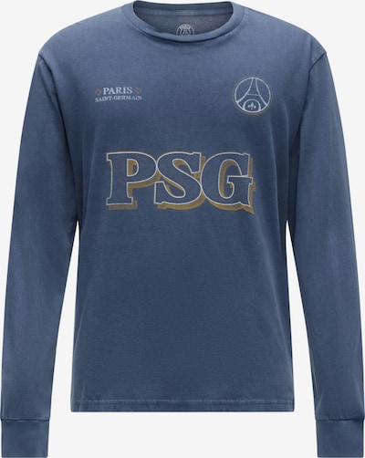S dydžio Marškinėliai 'PSG' iš HOLLISTER, spalva – safyro / karamelės / balkšva, Prekių apžvalga