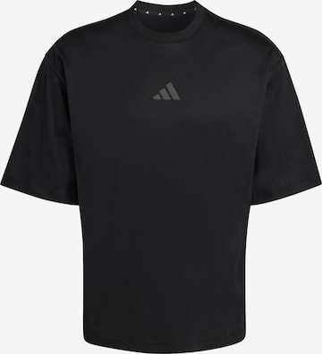 ADIDAS SPORTSWEAR Toiminnallinen paita värissä musta: etupuoli