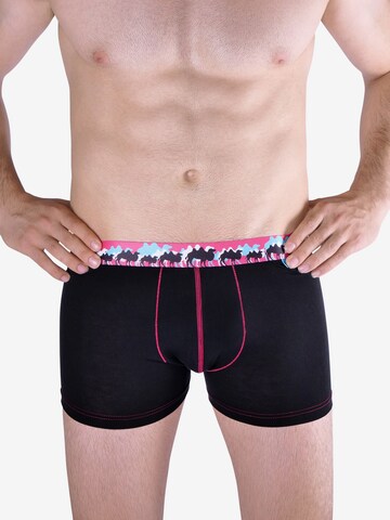 UNABUX Boxer shorts in Black: front