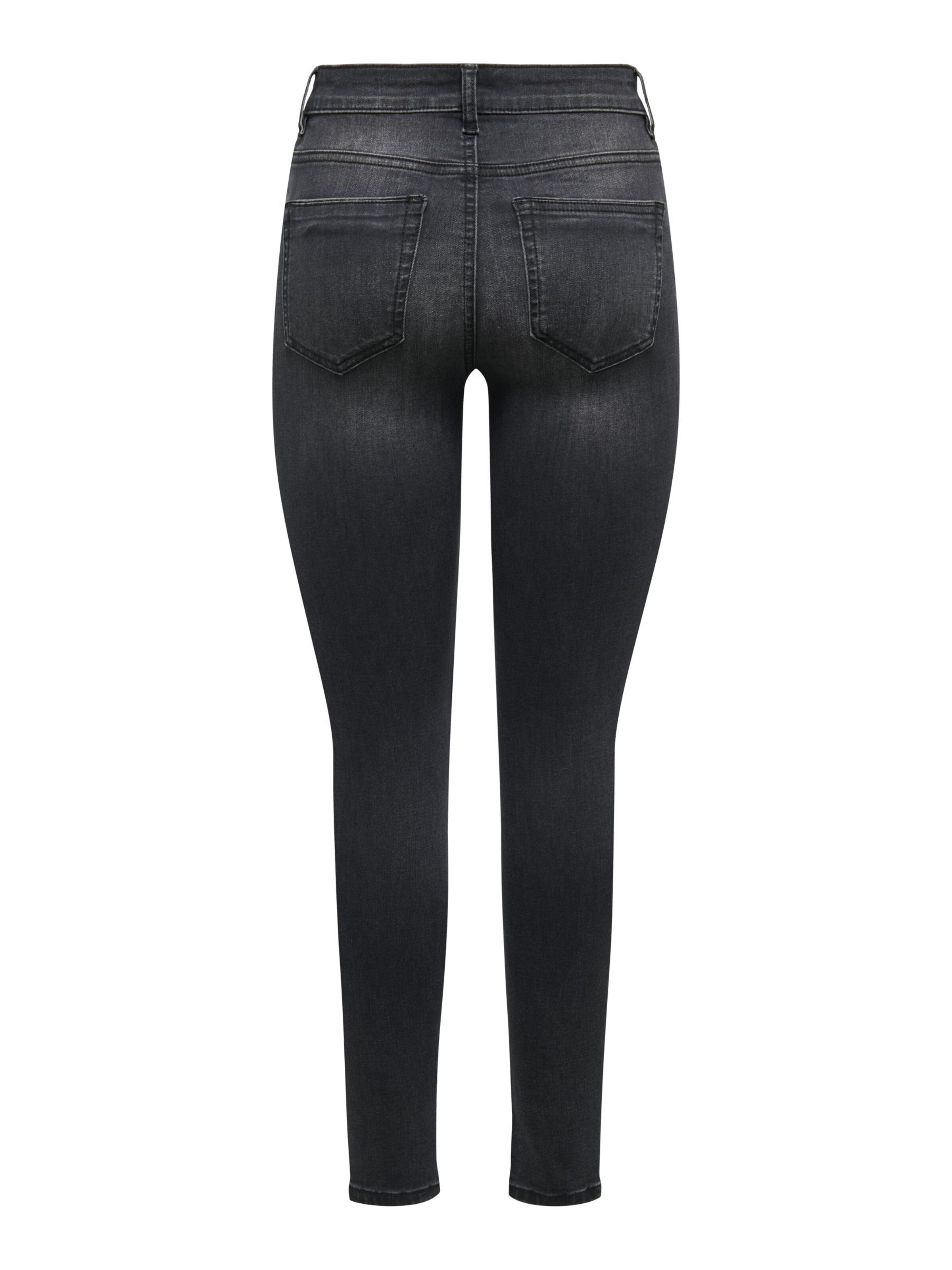 ONLY Skinny Jeans 'ONLWauw' in Zwart