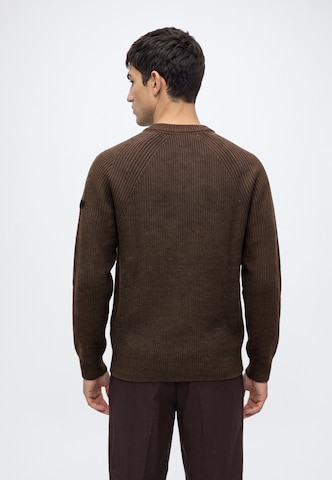 JACK & JONES Pullover 'JJEDENVER' in Braun