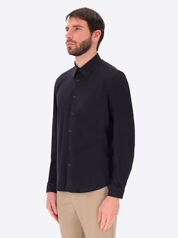 Distretto12 Slim fit Overhemd 'Tevo' in Blauw