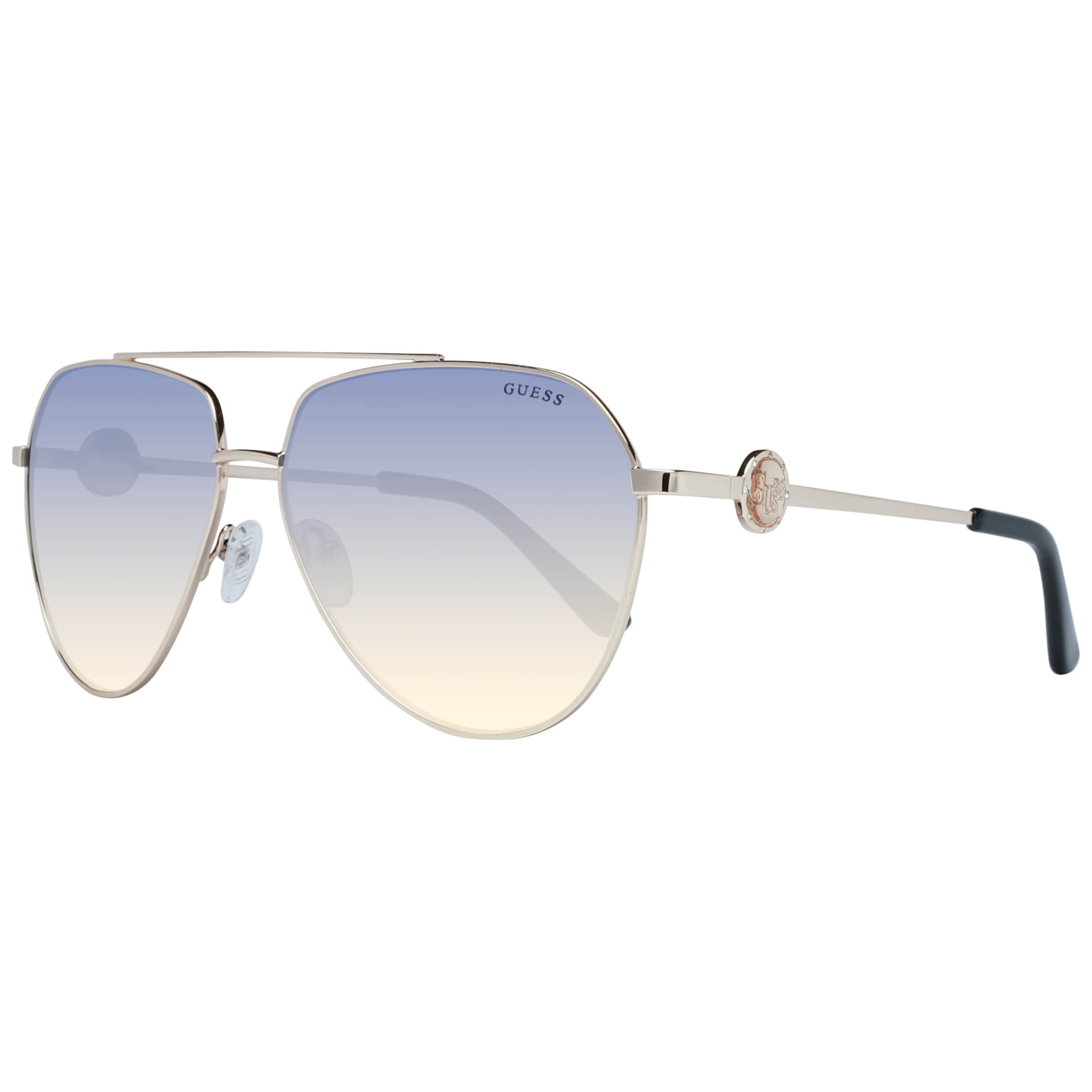 GUESS Sunglasses in Gold: front