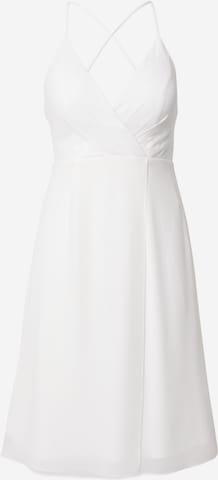 STAR NIGHT Cocktail Dress in White: front