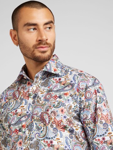 ETON Slim Fit Skjorte i hvid