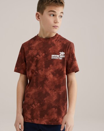WE Fashion T-Shirt in Rot: Vorderseite
