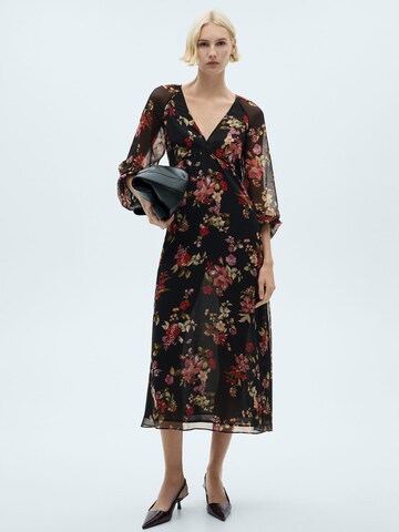Rochie 'Savage' de la MANGO pe negru: față