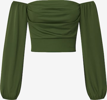 Chemisier Elara en vert : devant