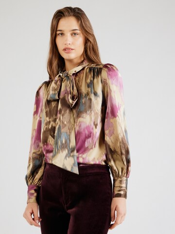 Lauren Ralph Lauren Bluse in Braun: Vorderseite