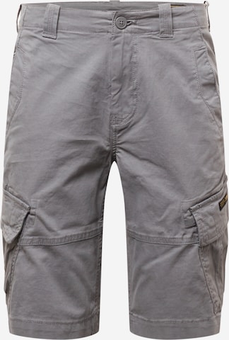 Superdry Cargo trousers in Grey: front