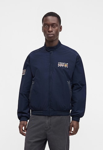 HOLLISTER Демисезонная куртка 'Redbull' в Синий