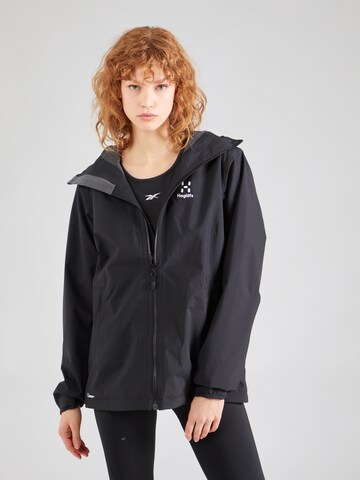 Haglöfs Outdoor jacket 'Korp Proof' in Black: front