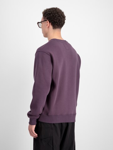 ALPHA INDUSTRIES - Sweatshirt em roxo