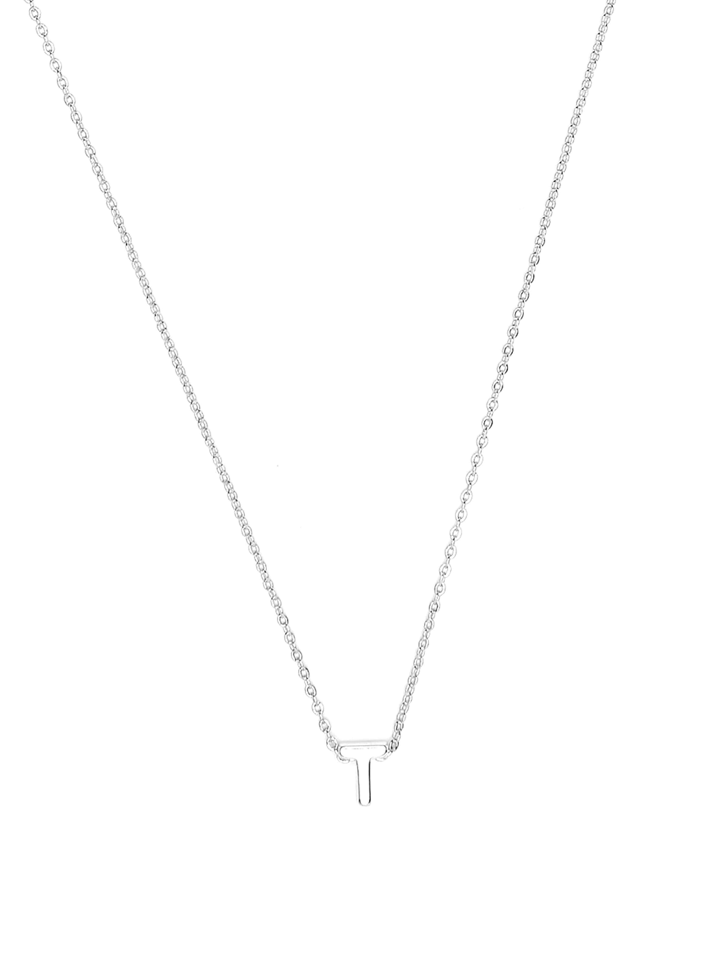 Chaîne 'Alphabet T' Luxenter en argent