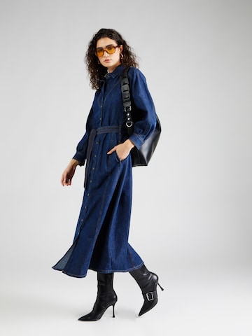 Summum Shirt Dress in Blue