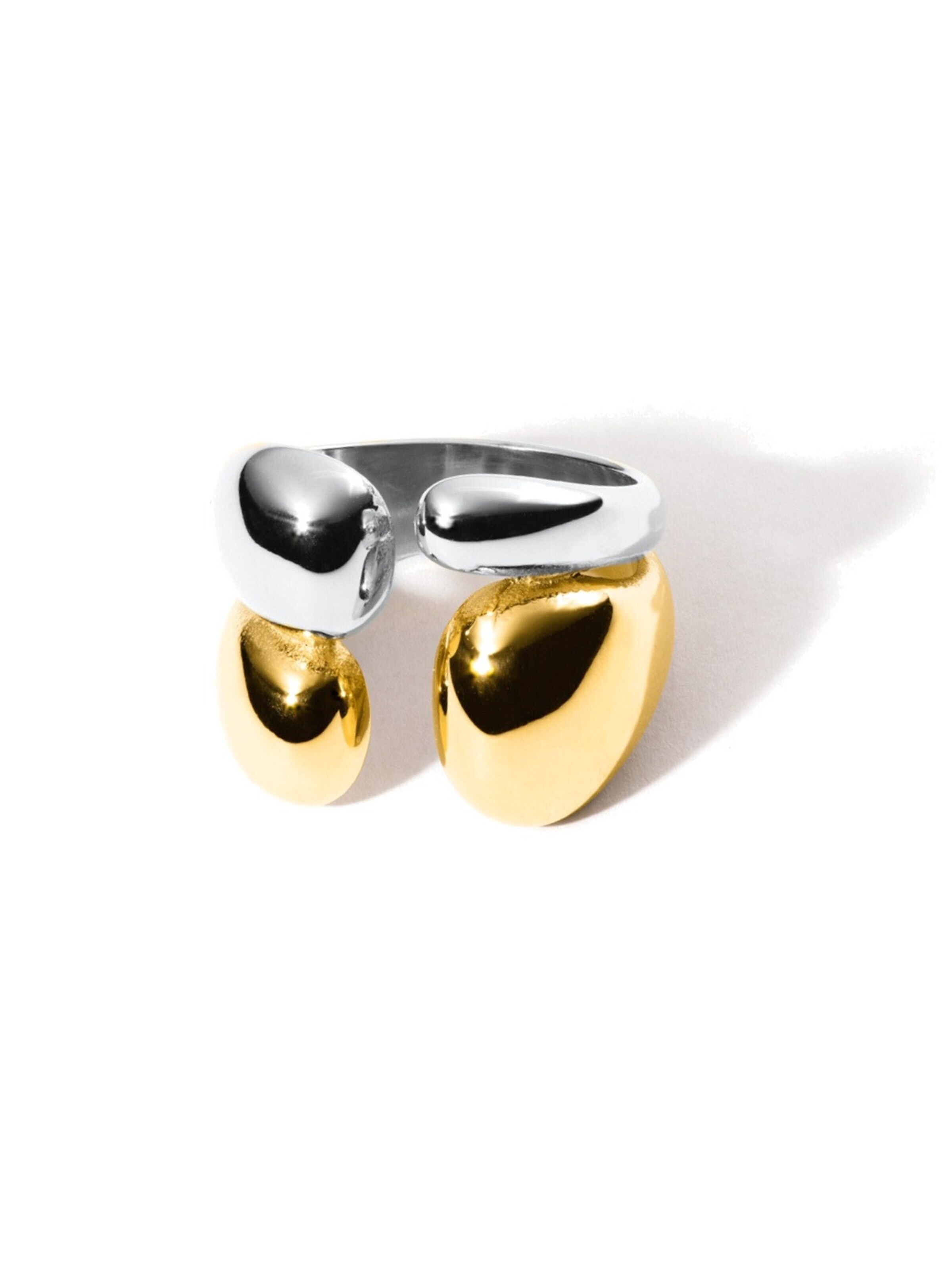 hiBALI Ring 'Chunky'‌‌‌‌ in Mischfarben: Vorderseite