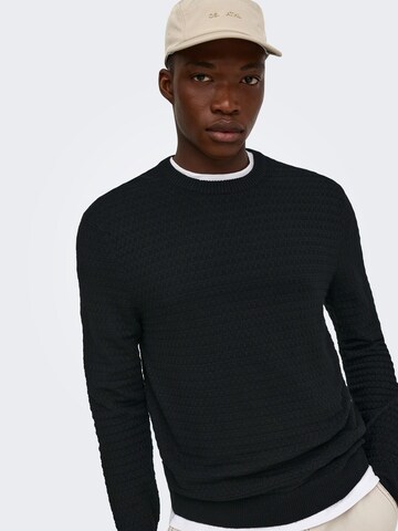 Pullover 'ONSLoui' di Only & Sons in nero